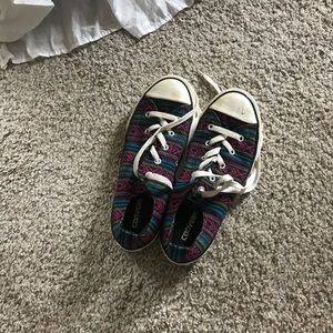 Aztec converse tennis shoes